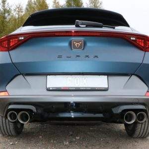CUPRA Formentor 4x4 Halbanlage ab Kat - 2x100 Typ 25 innen und 2x90 Typ 25 außen - mit 2 elektronischen Klappen