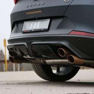 CUPRA Formentor 4x4 - VZ5 Endschalldämpfer mit 2 Abgasklappen - 2x115x85 Typ 32 rechts/links Kupfer-Optik