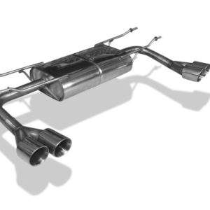 Fiat 124 Spider Endschalldämpfer quer Ausgang rechts/links - 2x76 Typ 25 rechts/links