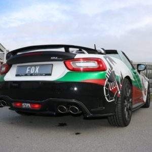 Fiat 124 Spider Abarth Endschalldämpfer quer Ausgang rechts/links - 2x106x71 Typ 32 rechts/links