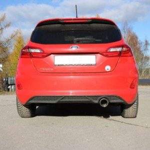 Ford Fiesta MK8 - JHH Endschalldämpfer - 1x100 Typ 25