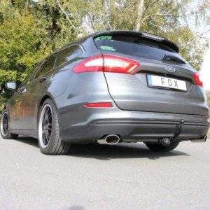 Mondeo V Schrägheck/ Turnier/ Stufenheck Endschalldämpfer quer Ausgang rechts/links - 115x85 Typ 38 rechts/links