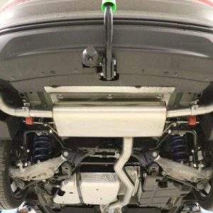 Mondeo V Schrägheck/ Turnier/ Stufenheck Endschalldämpfer quer Ausgang rechts/links - Ausgang der Endrohre hinter der originalen Stoßstange