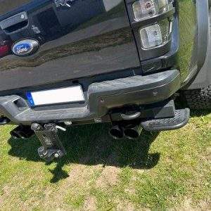 Ford Raptor - Doppelkabine Endschalldämpfer Ausgang rechts/links - 2x100 Typ 25 rechts/links schwarz emalliert