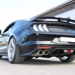 Ford Mustang VI Facelift Coupe & Convertible - 8 -Zylinder Endschalldämpfer rechts/links mit Abgasklappen - 2x100 Typ 16 rechts/links