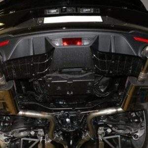 Ford Mustang VI Facelift Coupe & Convertible - 8 -Zylinder Endschalldämpfer rechts/links mit Abgasklappen - 2x100 Typ 25 rechts/links