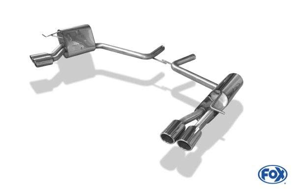 Mercedes E-Klasse W211 Endschalldämpfer rechts/links - 2x88x74 Typ 32 rechts/links