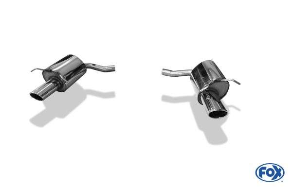 Mercedes E-Klasse Coupe C207 - 6 Zylinder Endschalldämpfer rechts/links - 1x115x85 Typ 32 rechts/links – Bild 2