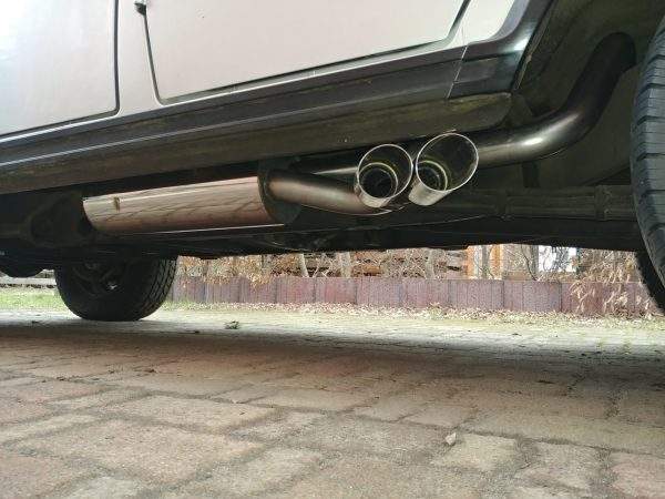 Mercedes G-Klasse - 463 (ohne Trittbrett) Endschalldämpfer Ausgang seitlich - 2x80 Typ 14 – Bild 4
