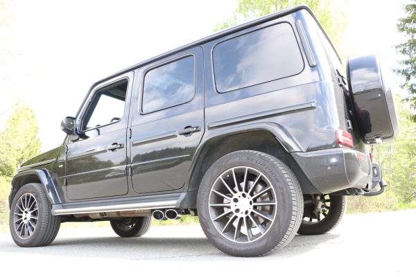 Mercedes G-Klasse G500 310kW - 463 Endrohr zum anstecken - 2x115x85 Typ 38 rechts und links unterm Trittbrett – Bild 9