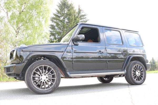 Mercedes G-Klasse G500 310kW - 463 Endrohr zum anstecken - 2x115x85 Typ 38 rechts und links unterm Trittbrett – Bild 3
