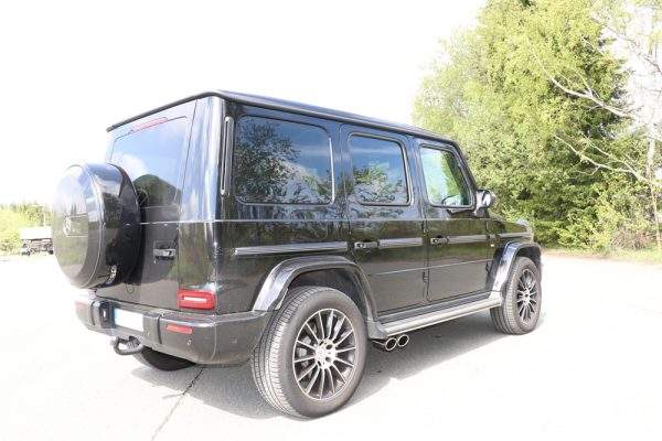 Mercedes G-Klasse G500 310kW - 463 Endrohr zum anstecken - 2x115x85 Typ 38 rechts und links unterm Trittbrett – Bild 4