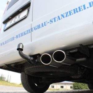 Mercedes Vito/ Viano - W639 - NICHT Kompact/ not kompact Endschalldämpfer - 2x115x85 Typ 32
