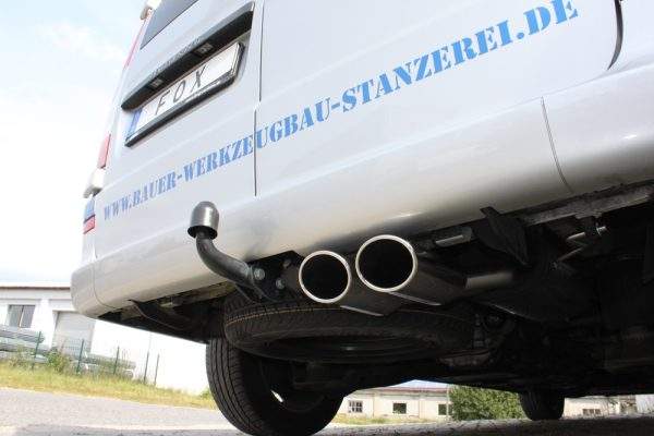 Mercedes Vito/ Viano - W639 - NICHT Kompact/ not kompact Endschalldämpfer - 2x115x85 Typ 32