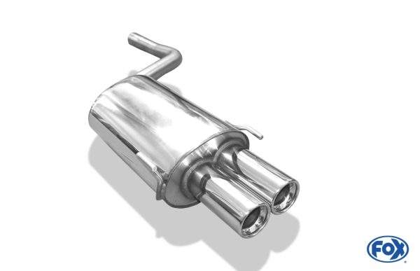 Mercedes CLK Typ 208 Endschalldämpfer  - 2x80 Typ 13 – Bild 2