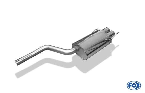 Mercedes CLK Typ 208 Endschalldämpfer  - 2x80 Typ 13 – Bild 4