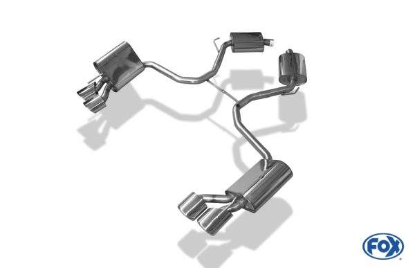 Mercedes SL Typ 230 Endschalldämpfer rechts/links - 2x115x85 Typ 32 rechts/links – Bild 2