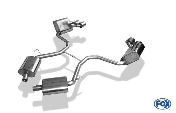 Mercedes SL Typ 230 Endschalldämpfer rechts/links - 2x115x85 Typ 32 rechts/links – Bild 3