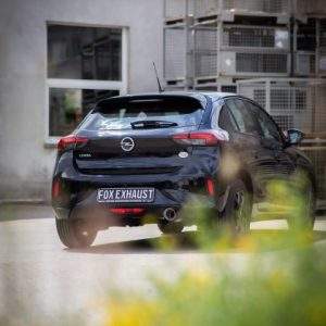 Opel Corsa F Endschalldämpfer - 1x100 Typ 25