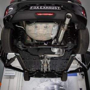 Opel Corsa F End- und Vorschalldämpfer - 1x100 Typ 25