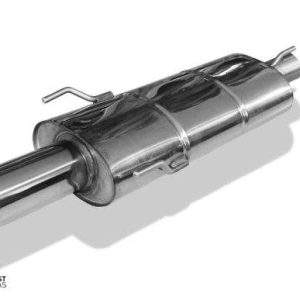 Opel Astra F-CC Endschalldämpfer 3-Punkt-Aufhängung - 1x90 Typ 13