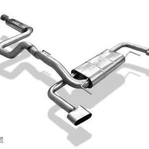 Opel Astra J OPC Halbanlage, bestehend aus Endschalldämpfer Ausgang rechts/links mit unsichtbaren Endrohren (Abgas strömt aus den originalen Endrohren) mit Vorschalldämpfer