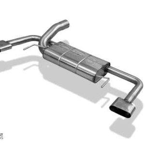 Opel Astra J OPC Endschalldämpfer Ausgang rechts/links mit unsichtbaren Endrohren (Abgas strömt aus den originalen Endrohren)