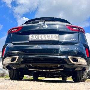 Opel Insignia B GSI - Sports Tourer - 4x4 Endschalldämpfer rechts/links - Ausgang der Endrohre in den originalen Ausgängen