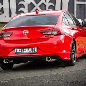 Opel Insignia B - Grand Sport 4x4 Endschalldämpfer rechts/links mit Stutzen und Vorschalldämpfer - 1x90 Typ 25 rechts/links