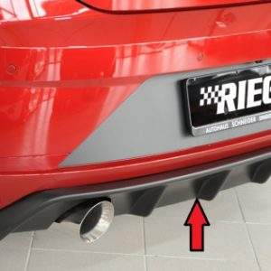 Rieger Heckeinsatz - Leon FR (5F): 01.17- (ab Facelift) Seat Leon (5F): 10.12-12.16 (bis Facelift) | 3-tür. (SC), 5-tür.