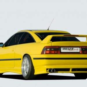 Opel Calibra A ab 03.90- 3-türer - Rieger Heckansatz Breitbau, flache Version, ABS, inkl. Gutachten - ABE, eintragungsfrei