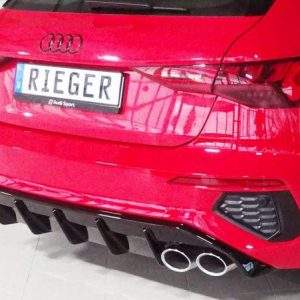 Rieger Heckeinsatz Audi A3 GY Sportback ABS Glänzend