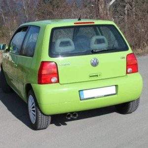 Seat Arosa 6H/ VW Lupo 6X Endschalldämpfer - 2x76 Typ 25