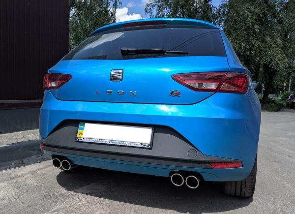 Seat Leon 5F Endschalldämpfer Ausgang rechts/links - 2x80 Typ 16 rechts/links – Bild 3