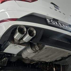 Seat Leon 5F ST - Starre Hinterachse Endschalldämpfer - 2x90 Typ 25