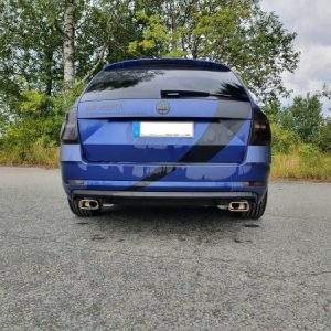 Skoda Octavia 5E 4x4 - 2,0l 140kW Endschalldämpfer rechts/links - 145x65 Typ 59 rechts/links