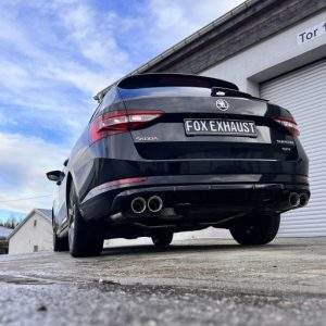 Skoda Superb III 3V 4x4 Halbanlage ab OPF Ausgang rechts/links - 2x90 Typ 25 rechts/links