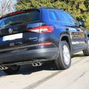 Skoda Kodiaq 4x4 Endschalldämpfer Ausgang rechts/links - 2x88x74 Typ 32 rechts/links