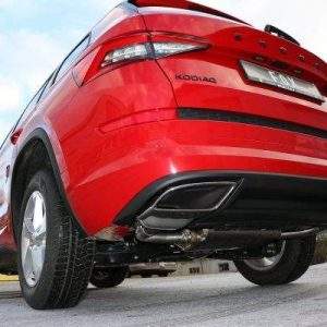 Skoda Kodiaq 4x4 mit RS-Optik Endschalldämpfer Ausgang rechts/links