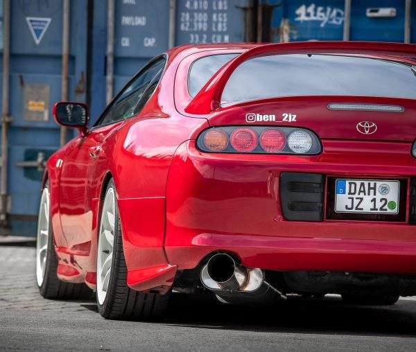 Toyota Supra MK4 Endschalldämpfer und Vorschalldämpferersatzrohr (laute Version - illegal) - 1x114mm Typ 10 – Bild 2