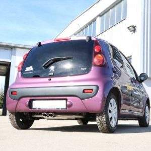 CitroenC1/ Peugeot 107/ Toyota Aygo Endschalldämpfer Ausgang mittig - 2x86x54 Typ 32