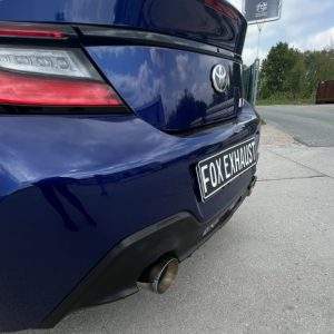 Toyota GR86 Endschalldämpfer - 1x114 Typ 25 rechts/links mit colouriertem Rand