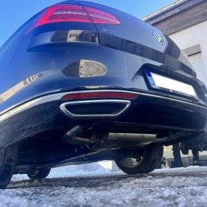 VW Passat B8 GTE Endschalldämpfer Ausgang rechts/links - Endrohre hinter der Stoßstange