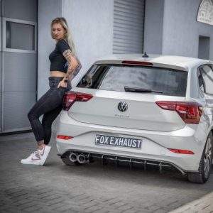 VW Polo AW Facelift Endschalldämpfer - 2x90 Typ 25