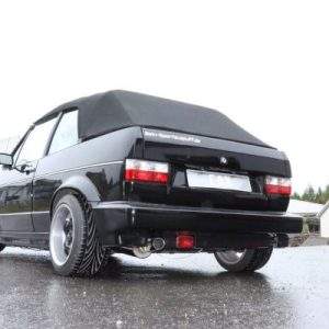 VW Golf I Cabrio Endschalldämpfer Ø63,5mm - 1x63,5 Typ 10 nach links führend