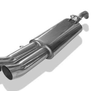 VW Golf II Typ 19E Endschalldämpfer - 2x76 Typ 18