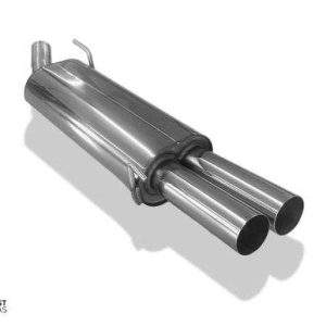 VW Golf III GTI/ VR6 Endschalldämpfer - 2x76 Typ 10