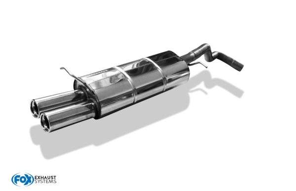 VW Golf IV Endschalldämpfer - 2x76 Typ 13