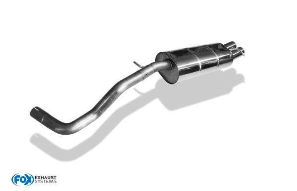 VW Golf IV Endschalldämpfer - 2x76 Typ 13 – Bild 2