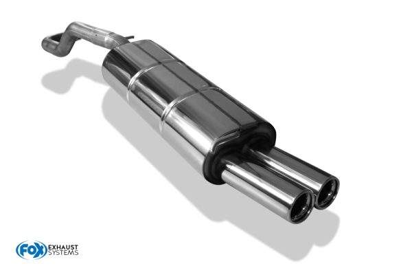 VW Golf IV Endschalldämpfer - 2x76 Typ 13 – Bild 3